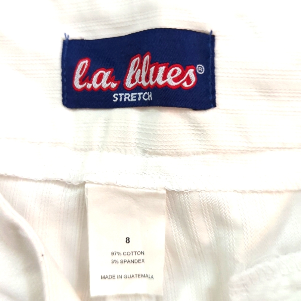 L.a. blues stretch white shorts - Picture 4 of 11